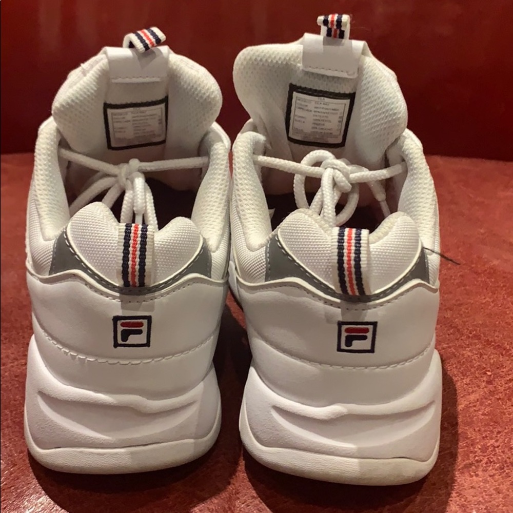 White Fila sneakers